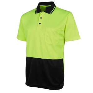 JB's Hi Vis Jacquard Non Cuff Polo