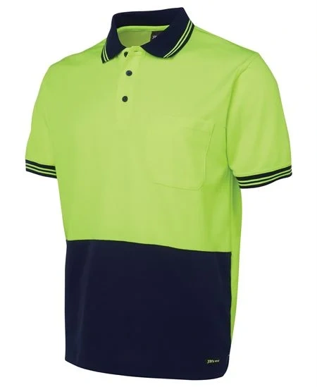 JB's Hi Vis S/S Cotton Back Polo - Image 1