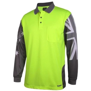JB's L/S Southern Cross Polo - Thumbnail Image 1