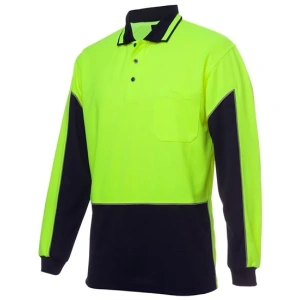 JB's Hi Vis L/S Gap Polo - Thumbnail Image 1