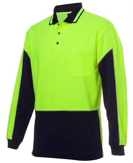JB's Hi Vis L/S Gap Polo - Image 1