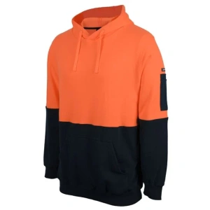 JB's Hi Vis 310 Cotton Pull Over Hoodie - Thumbnail Image 1