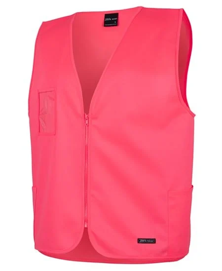 JB's Hi Vis Zip Safety Vest - Image 1