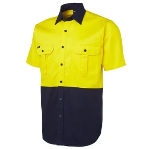 JB's Hi Vis S/S 190G Work Shirt - Thumbnail Image 1