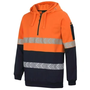 JB's Hi Vis (D+N) 1/2 Zip Segmented Tape Hoodie