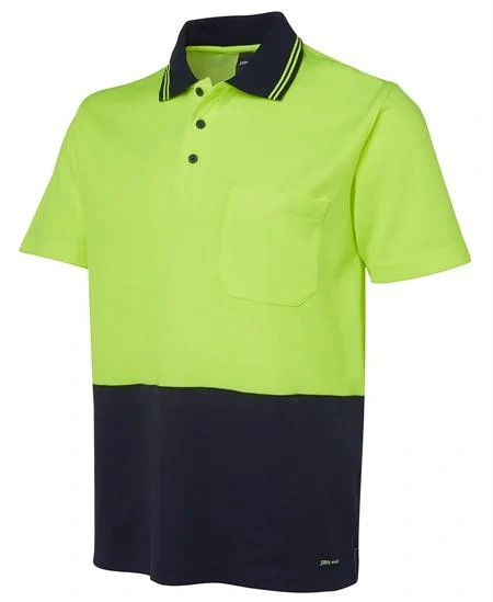 JB's Hi Vis Non Cuff S/S Cotton Back - Image 1