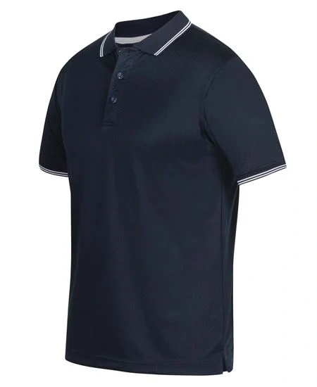 Podium Jacquard Contrast Polo - Image 1