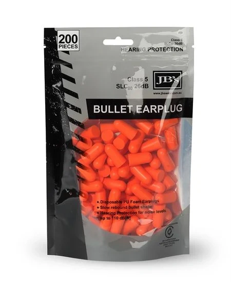 JB's Bullet Shaped Earplug (200 pieces) - Image 3