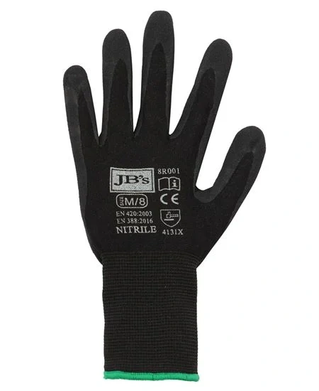 JB's Black Nitrile Breathable Glove (12 pack) - Image 3