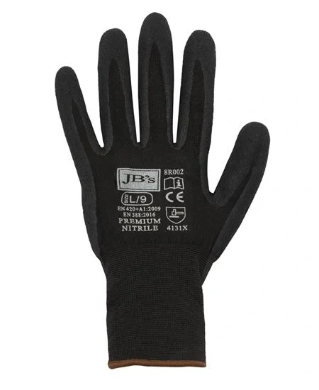 JB's Premium Black Nitrile Breathable Glove (12 pack) - Image 3