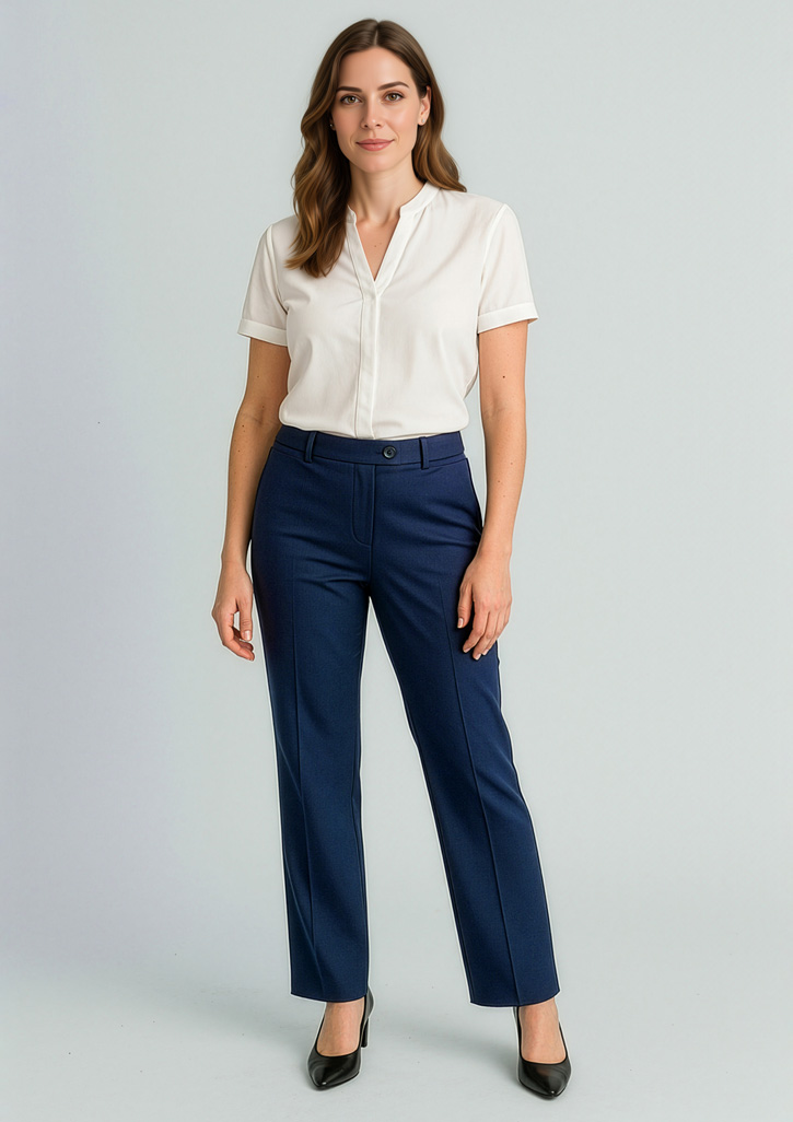 Womens Cool Stretch Relaxed Pant Navy
