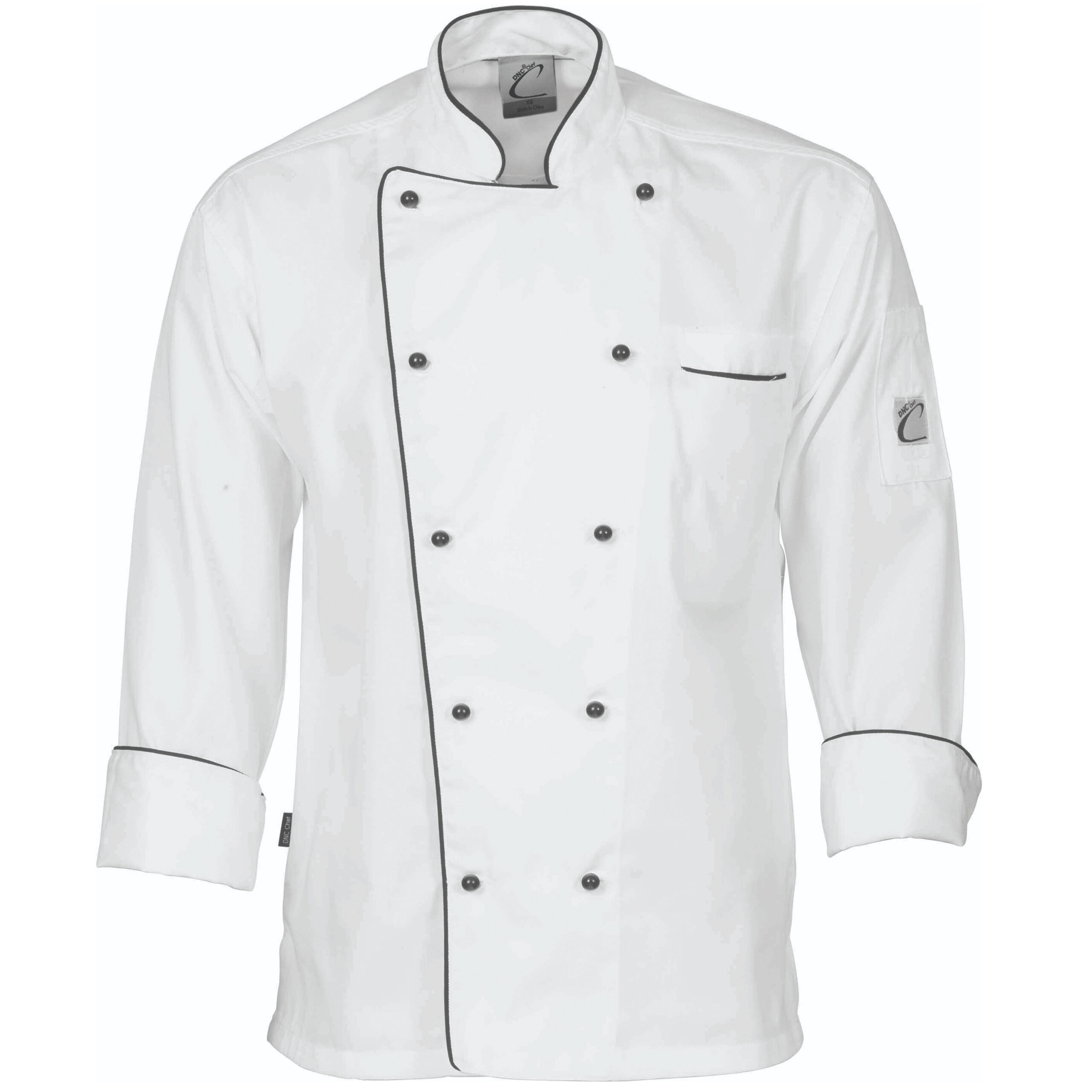 Classic Chef Jacket - Long Sleeve White