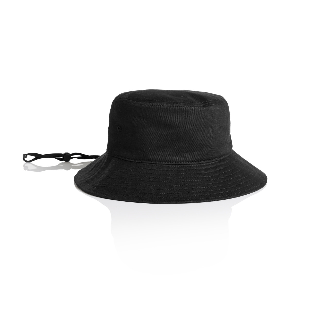 Wide Brim Bucket Hat BLACK
