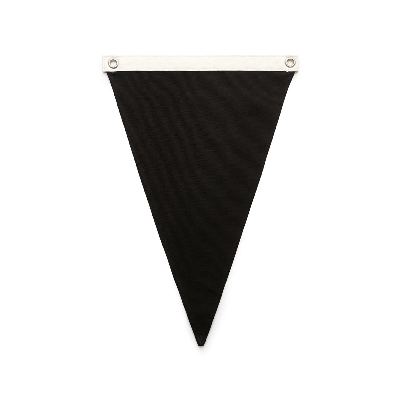 Canvas Pennant Flag BLACK
