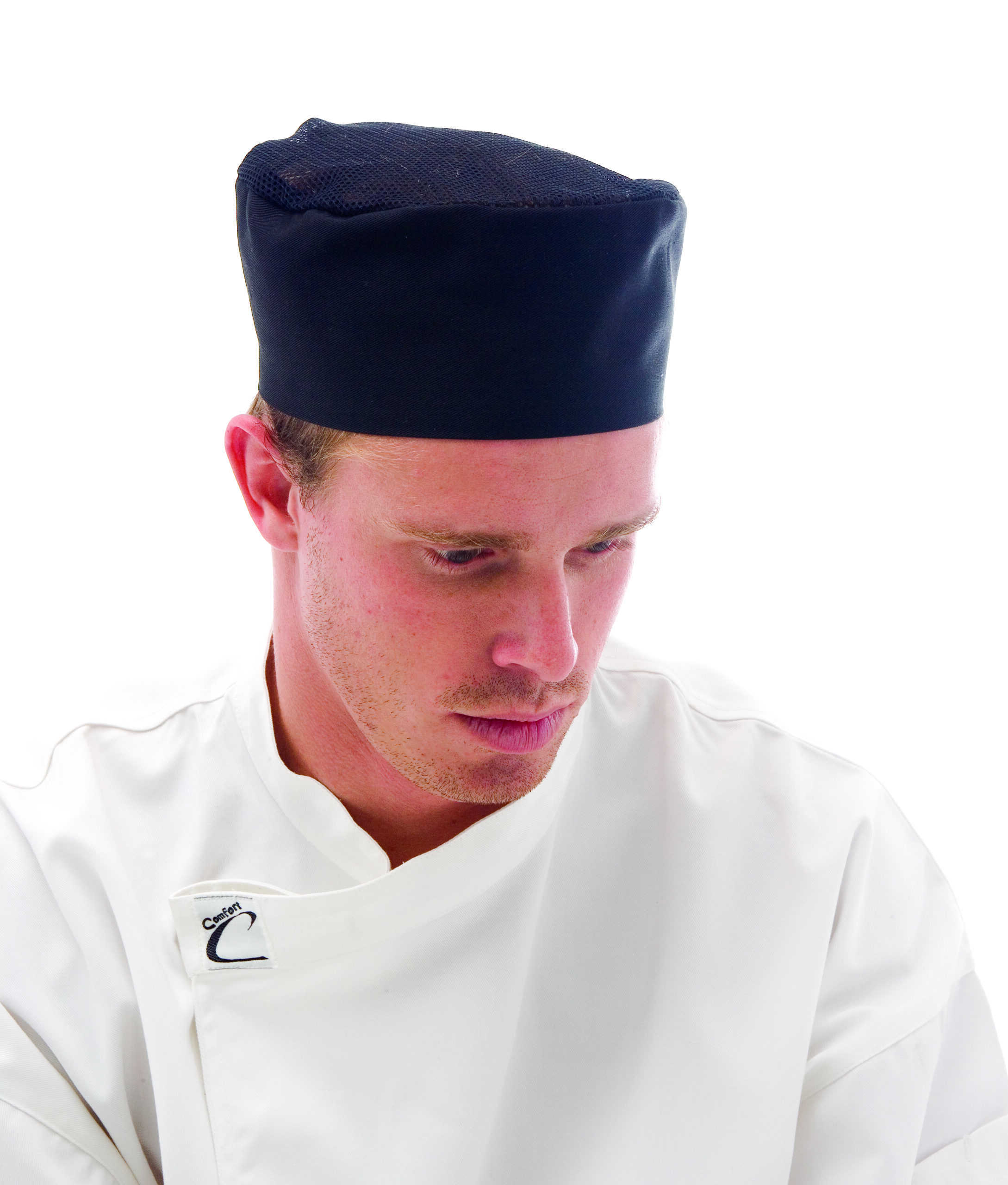 Cool-Breeze Flat Top Hat With Air Flow Mesh Upper Black