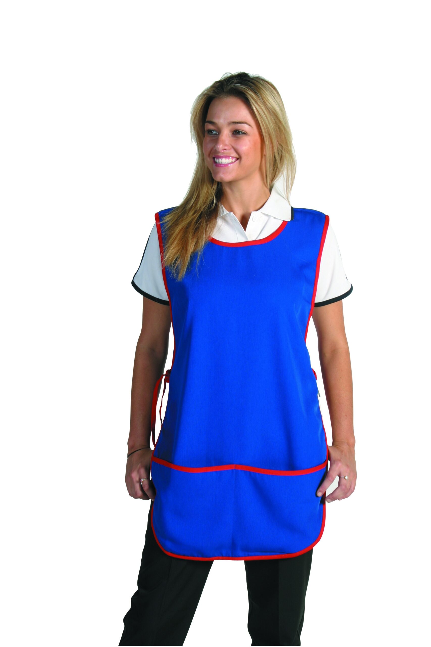 Popover Apron With Pocket Navy
