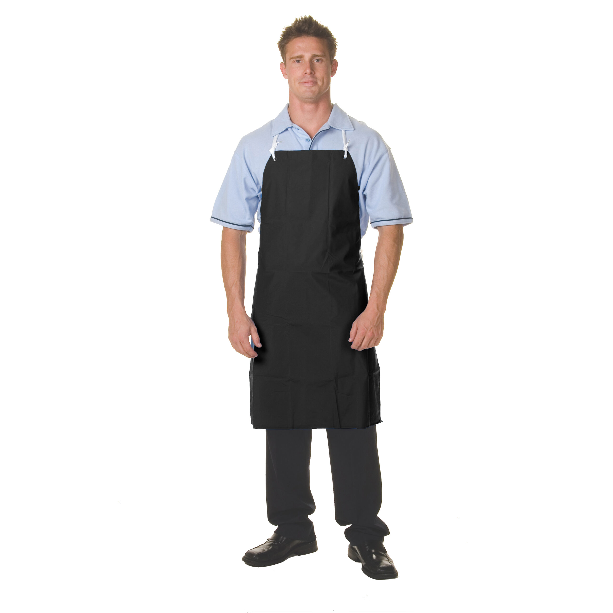 PVC Full Bib Apron Small Black