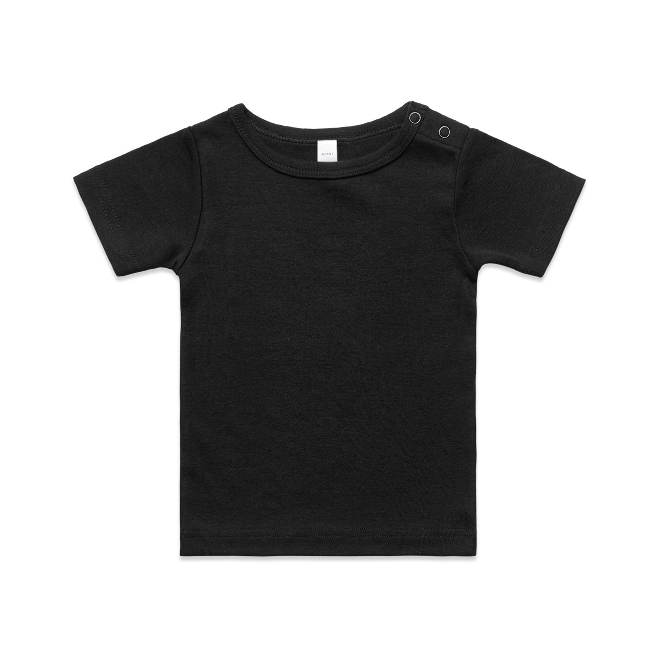 Organic Infant Wee Tee BLACK
