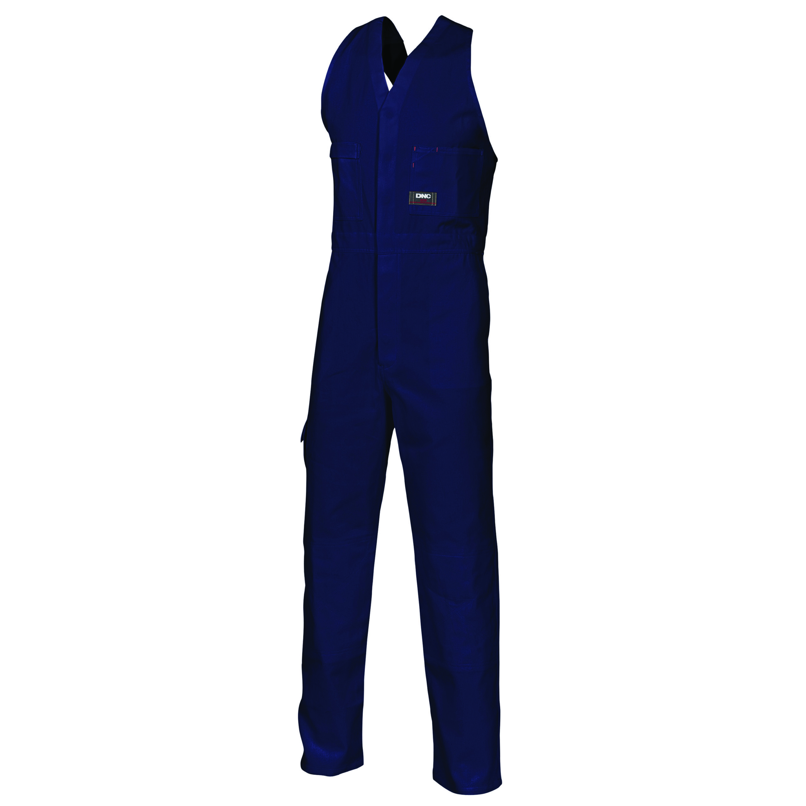 Cotton Drill Action Back Overall Navy