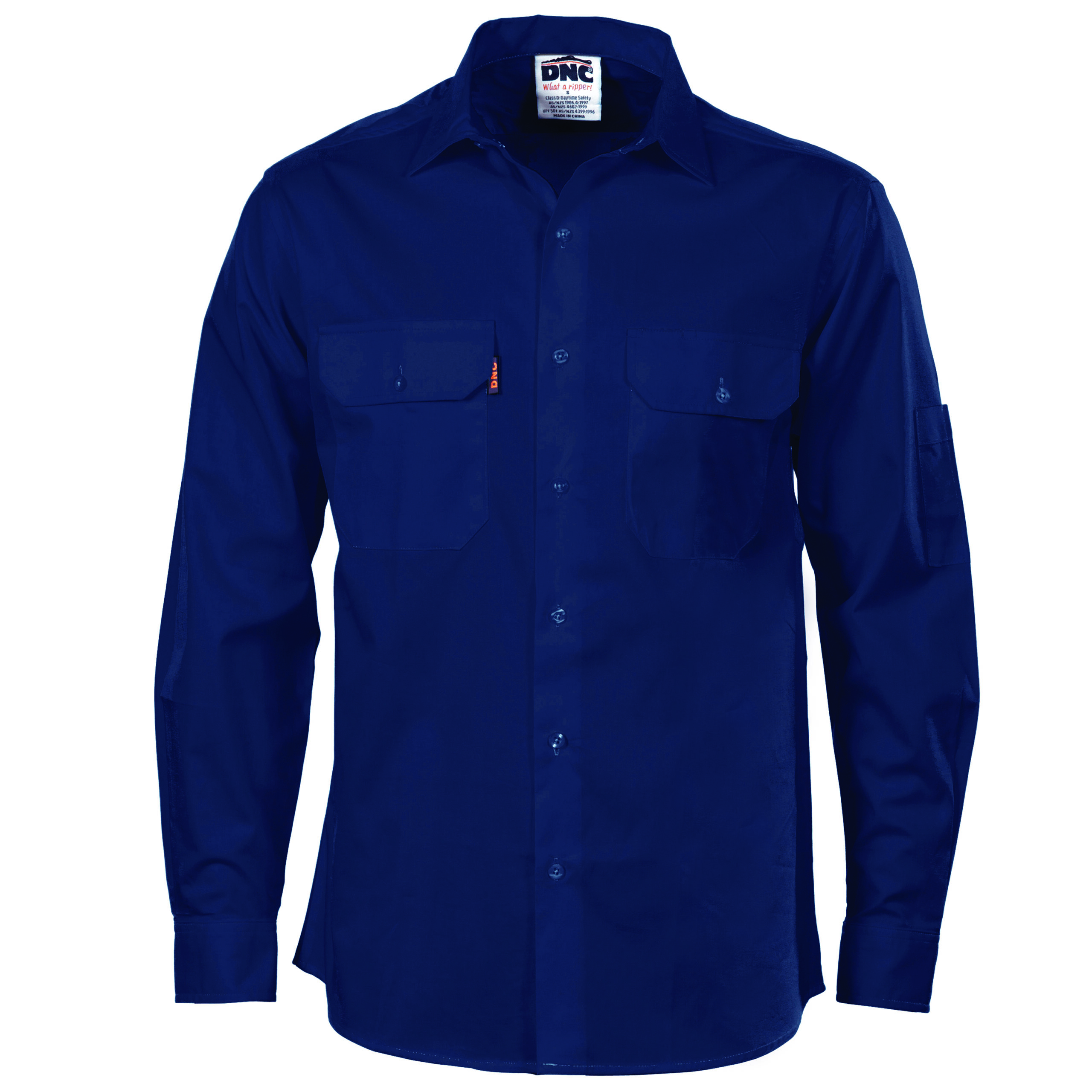 Cool-Breeze Work Shirt- Long Sleeve Navy