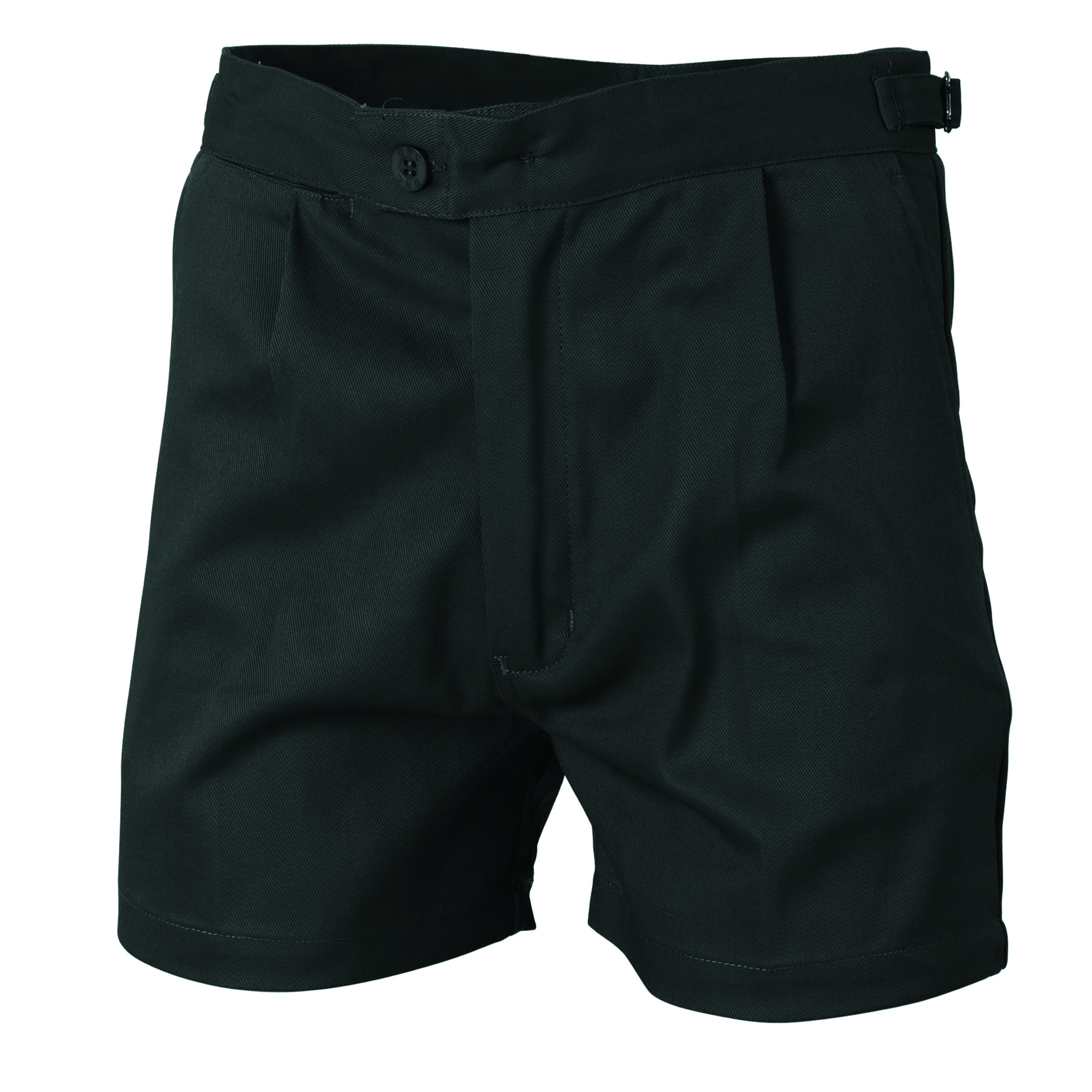 Cotton Drill Utility Shorts Black