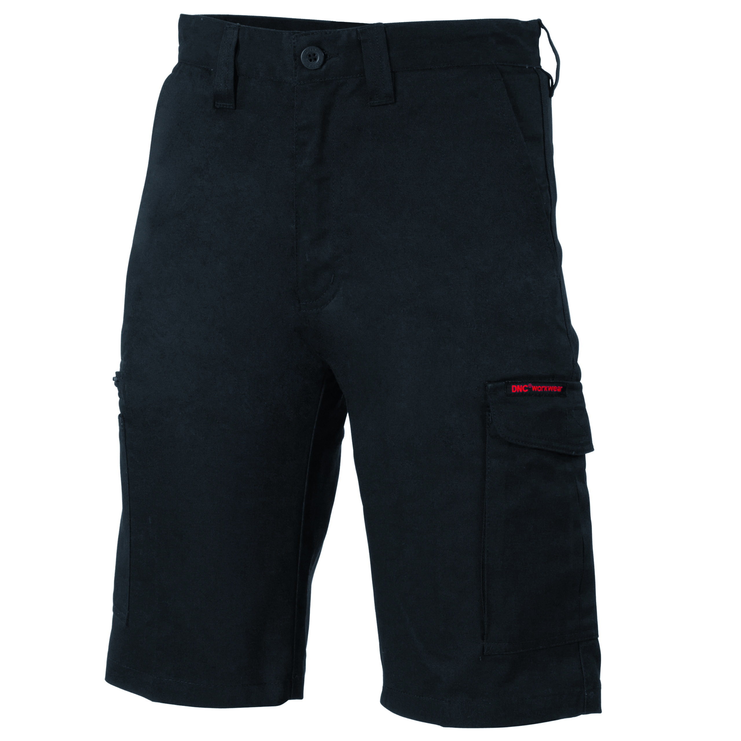 Digga Cool-Breeze Cotton Cargo Shorts Black