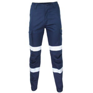 SlimFlex Cushioned Knee Pads Bio-Motion Segment Taped Cargo pants Navy