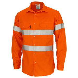 Patron Saint Flame Retardant ARC Rated Taped Shirt with 3M F/R Tape - L/S Orange