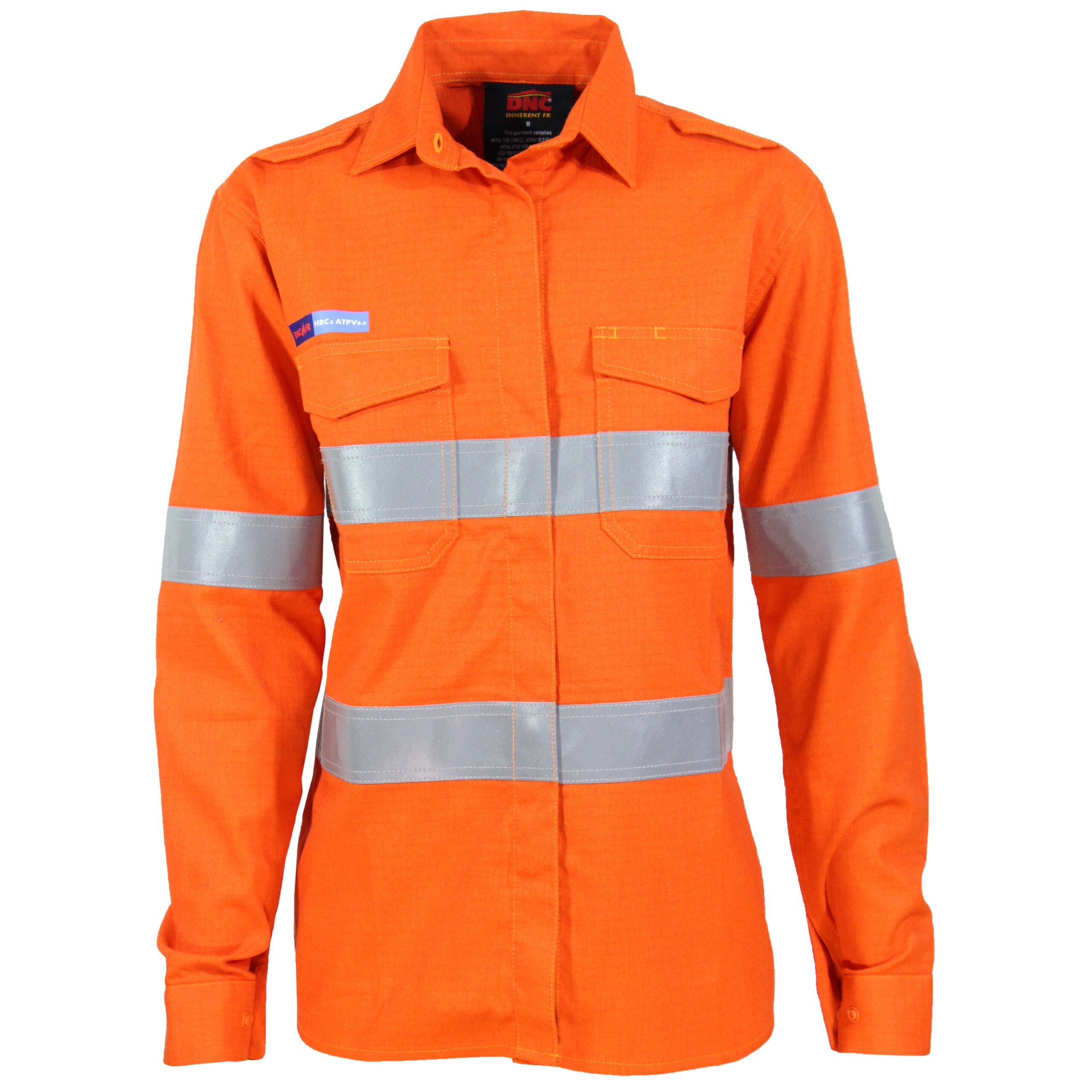 LADIES INHERENT FR PPE2 D/N SHIRT Orange