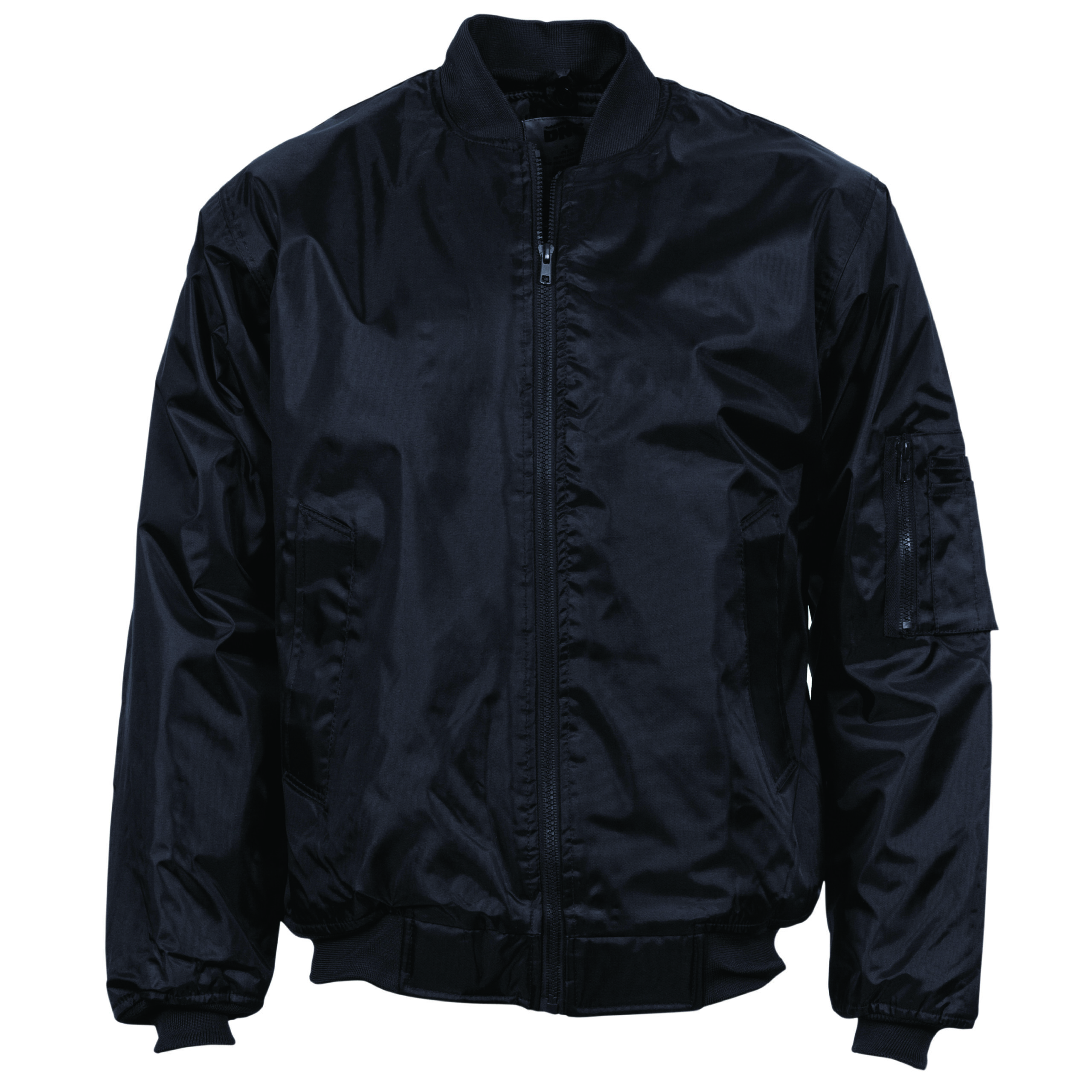 Flying Jacket - Plastic Zips Black