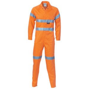 HiVis Cool-Breeze Orange L.Weight Cott on
Coverall with 3M R/Tape Orange