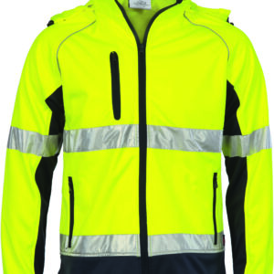 HiVis Cross Back D/N “6 in 1” jacket (Outer Jacket and Inner Vest can be sold separately) Yellow/Navy