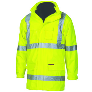 HiVis Cross Back D/N “6 in 1” jacket
(Outer Jacket and Inner Vest can be sold separately) Yellow