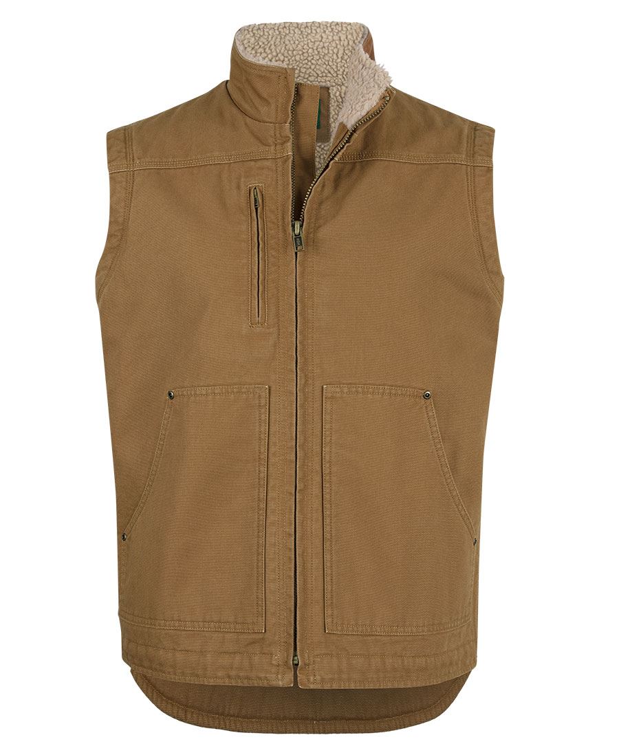 C of C Barn Vest Camel