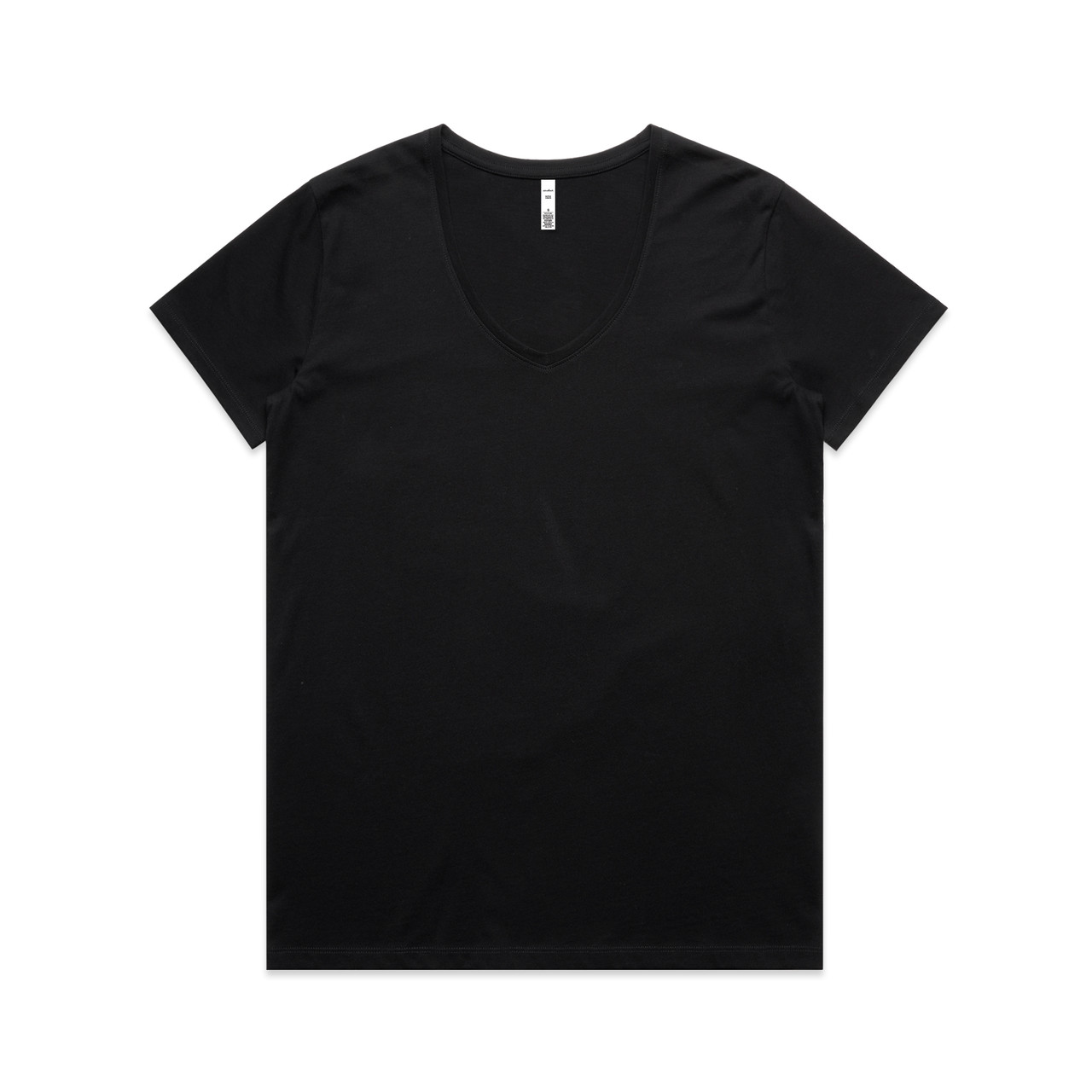 Wo's Maple V Neck Tee BLACK
