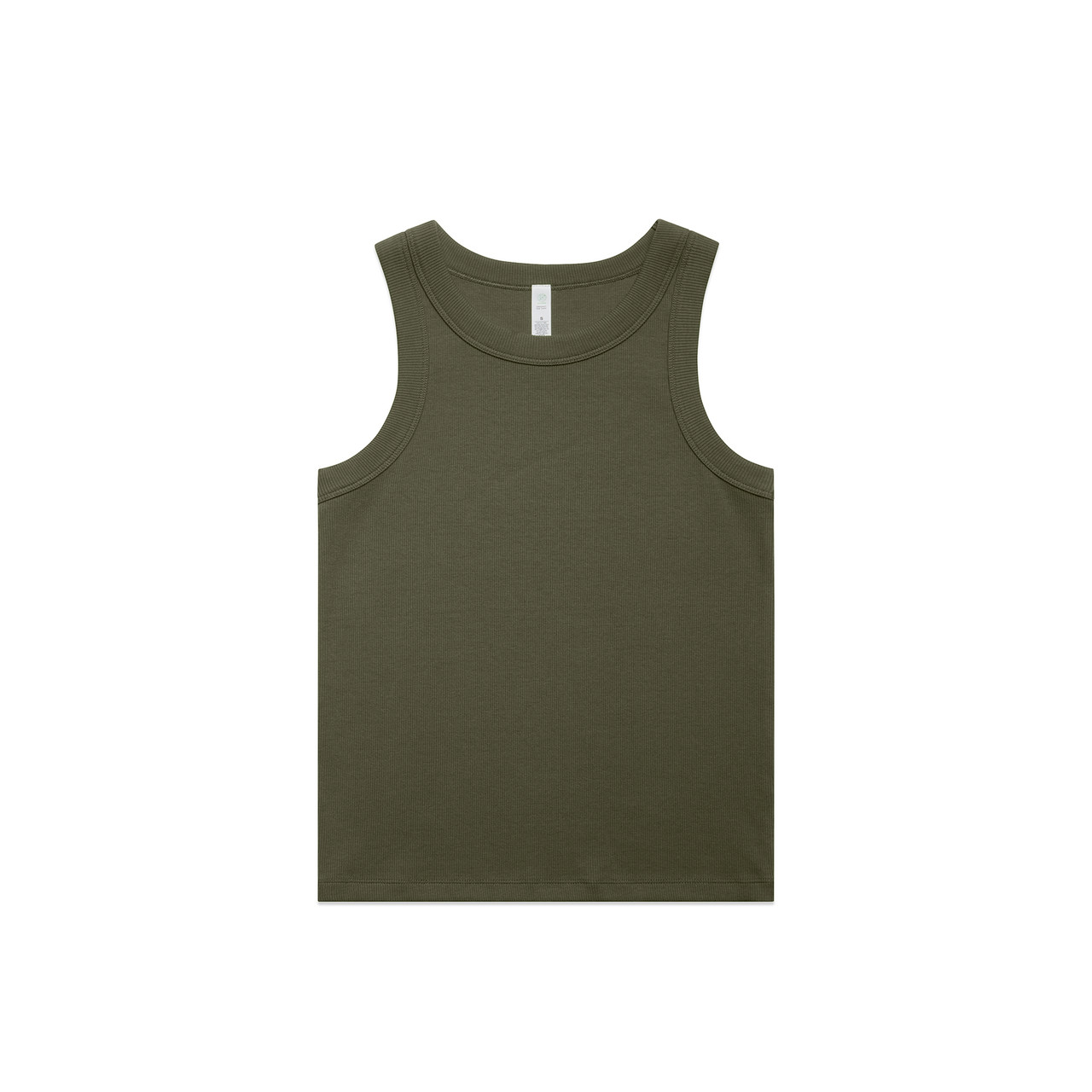 Wo's Organic Rib Tank ARMY