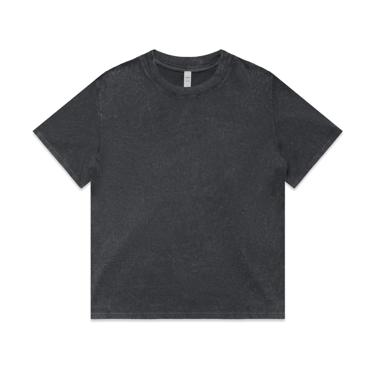 Wo's Stone Wash Heavy Tee BLACK STONE