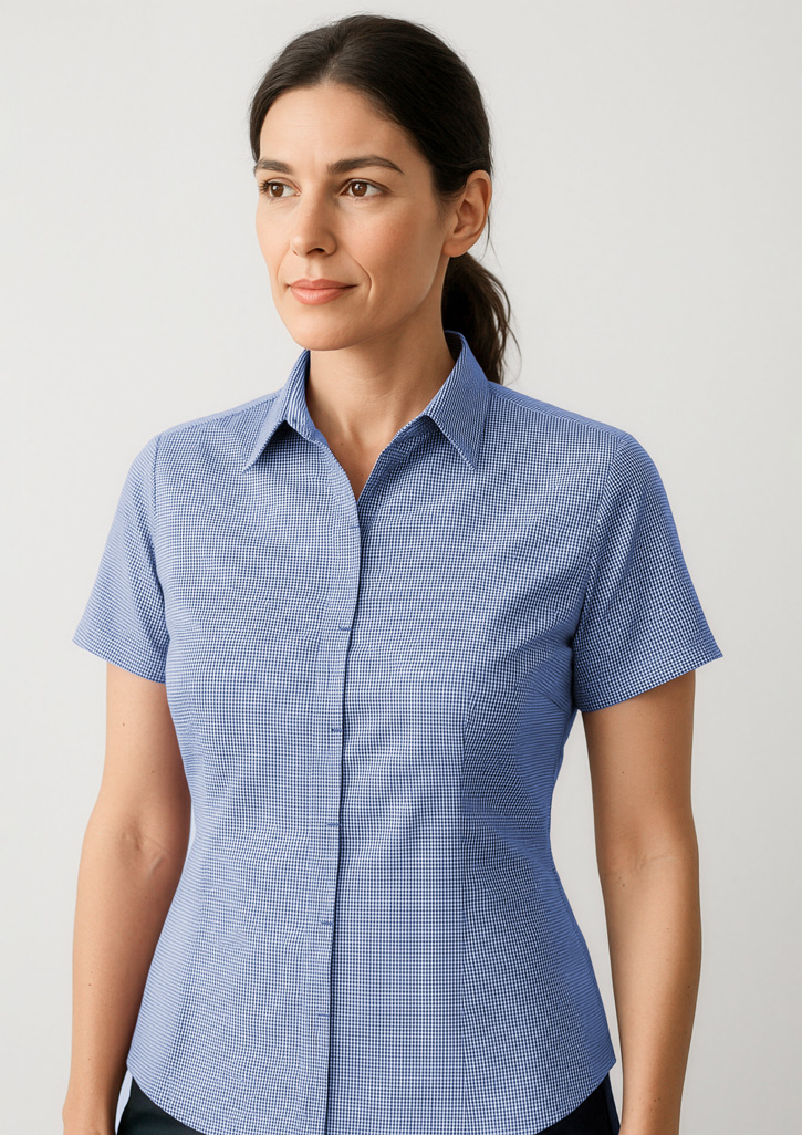 Womens Newport Short Sleeve Shirt French Navy