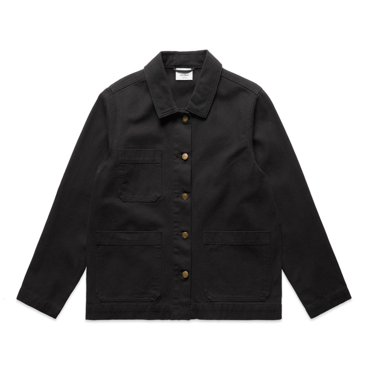 Wo's Canvas Chore Jacket BLACK