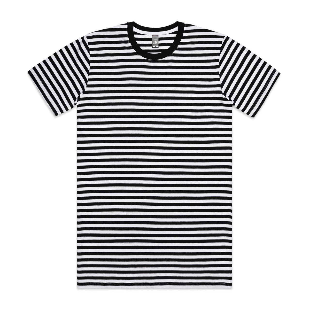 Staple Stripe Tee BLACK/WHITE