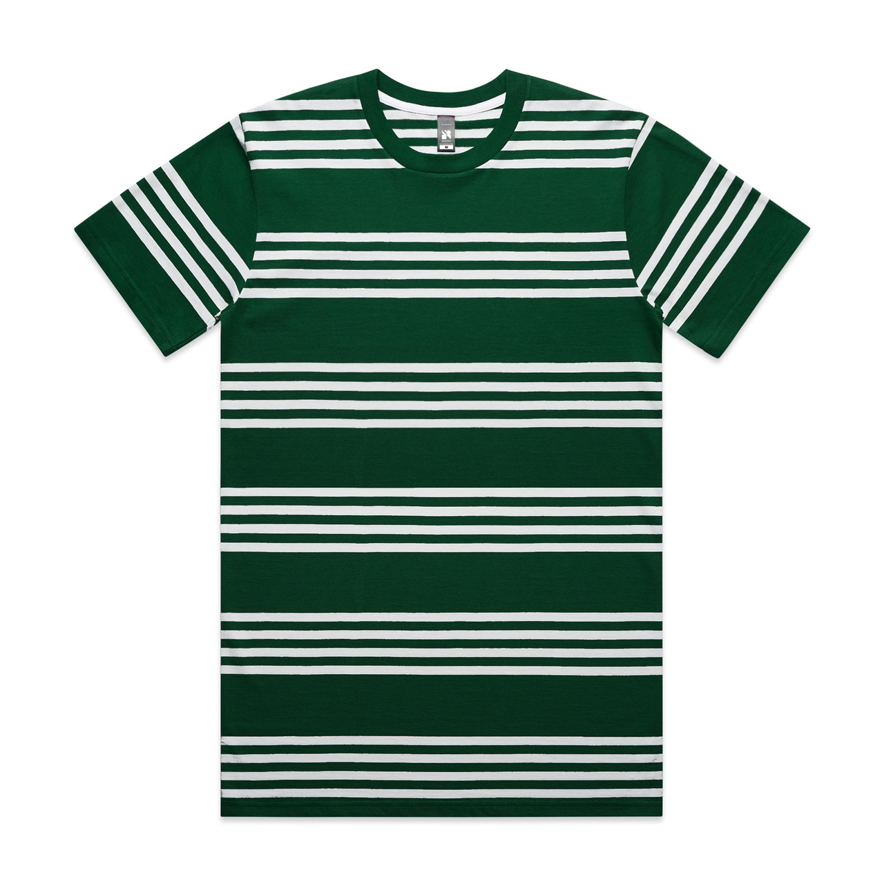 Classic Quad Stripe Tee EMERALD/WHITE
