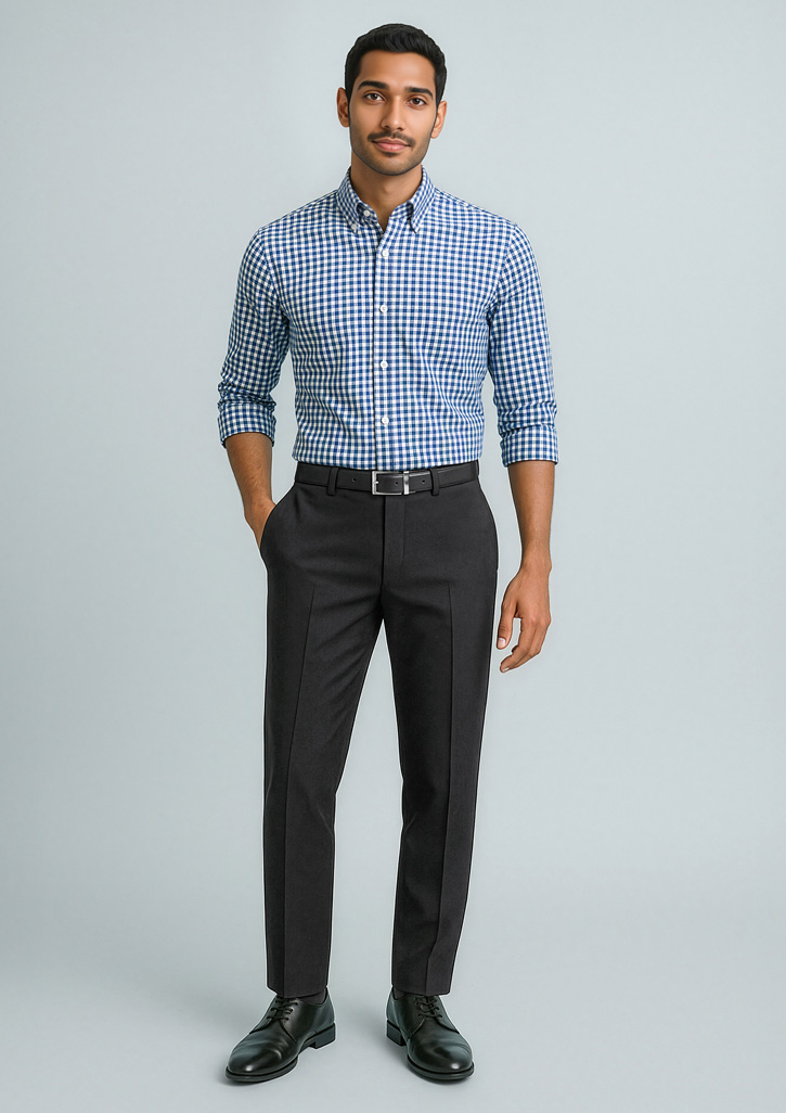 Mens Cool Stretch Slimline Pant Black
