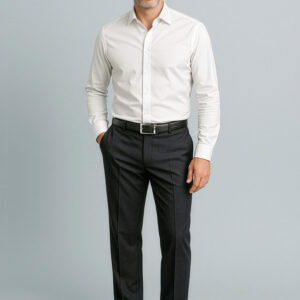 Mens Cool Stretch Adjustable Waist Pant (Regular) Black