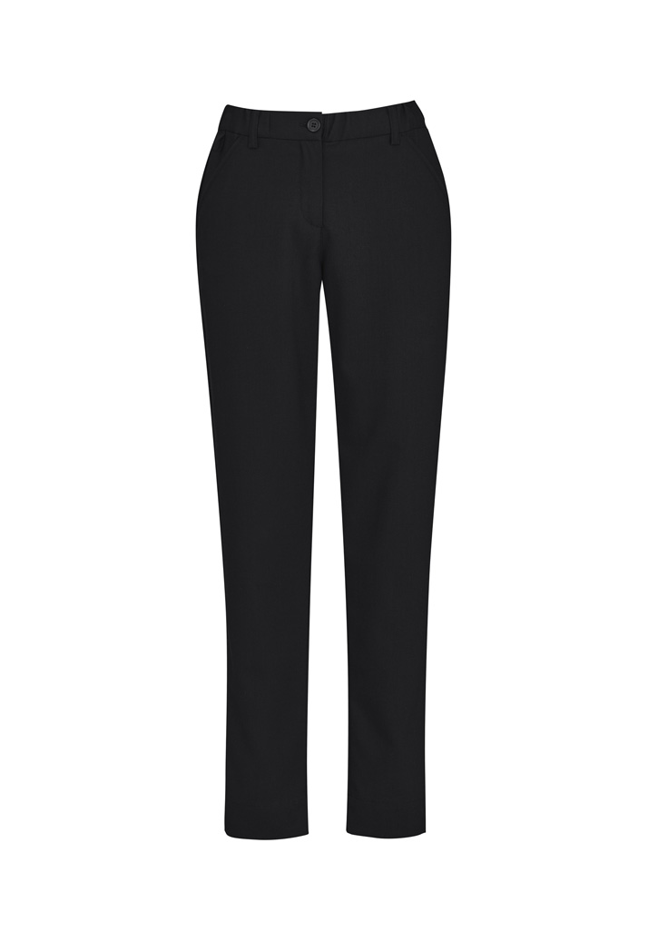 Womens Comfort Waist Slim Leg Pant Black