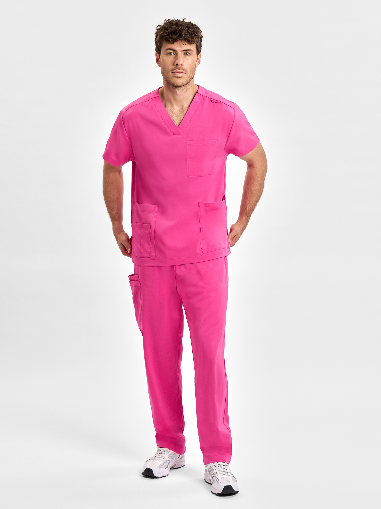 Pink Unisex Scrub Pant Pink