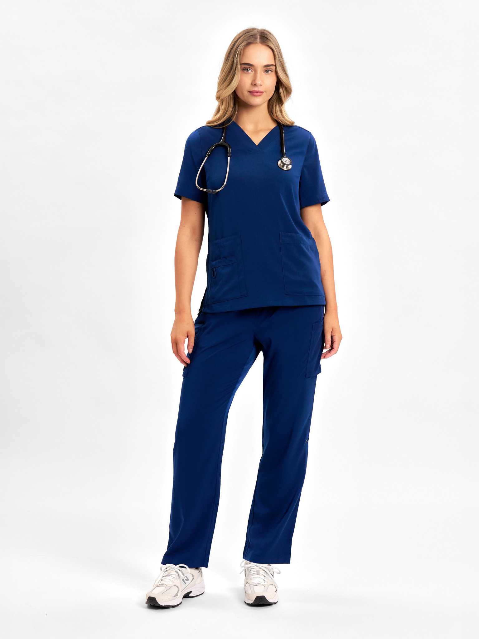 Avery Womens Straight Leg Scrub Pant Navy