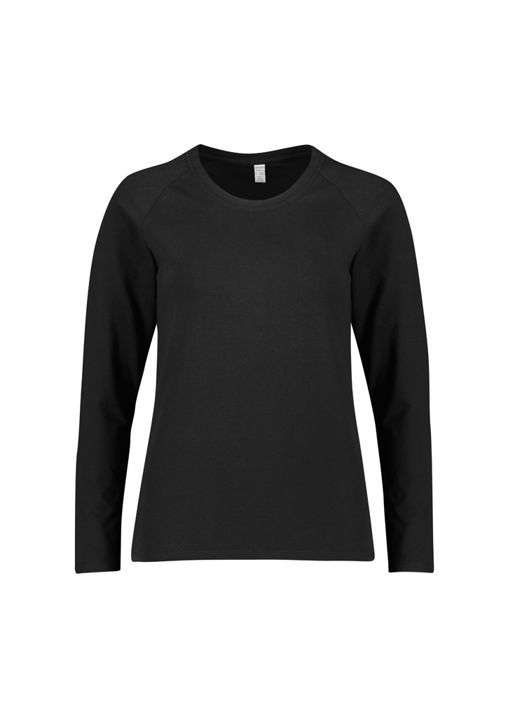 Womens Performance Long Sleeve Tee Black