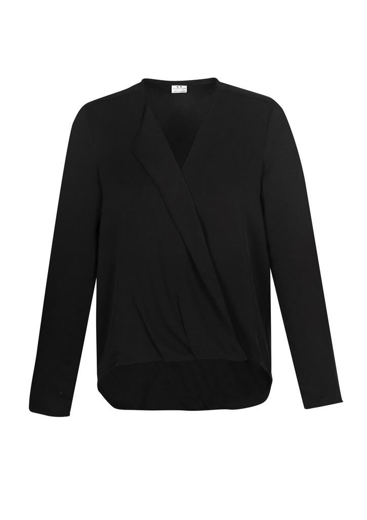 Womens Lily Hi-Lo Blouse Black