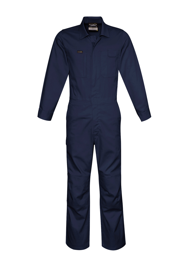 Mens Lightweight Cotton Drill Overall Navy