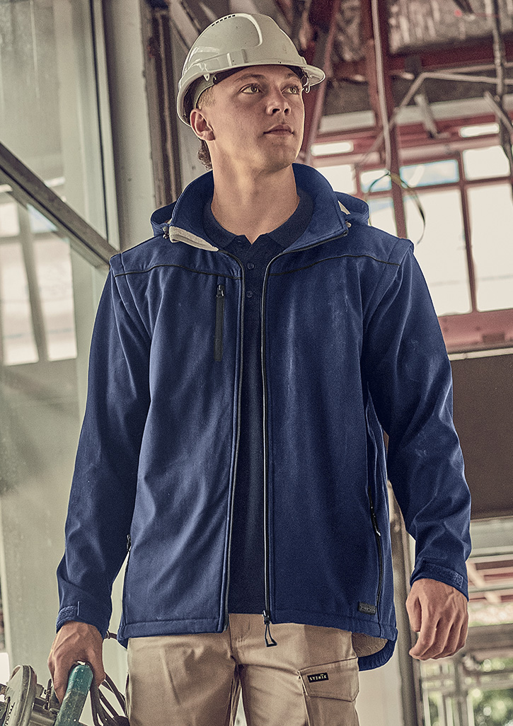Unisex Streetworx 2 In 1 Stretch Softshell Jacket Navy
